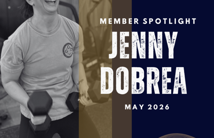 Member of the Month Jenny Dobrea