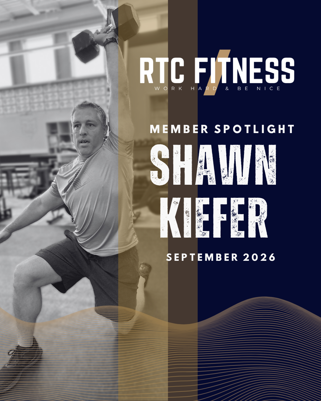 Shawn Kiefer RTC Fitness September Member of the Month group fitness North Canton Ohio