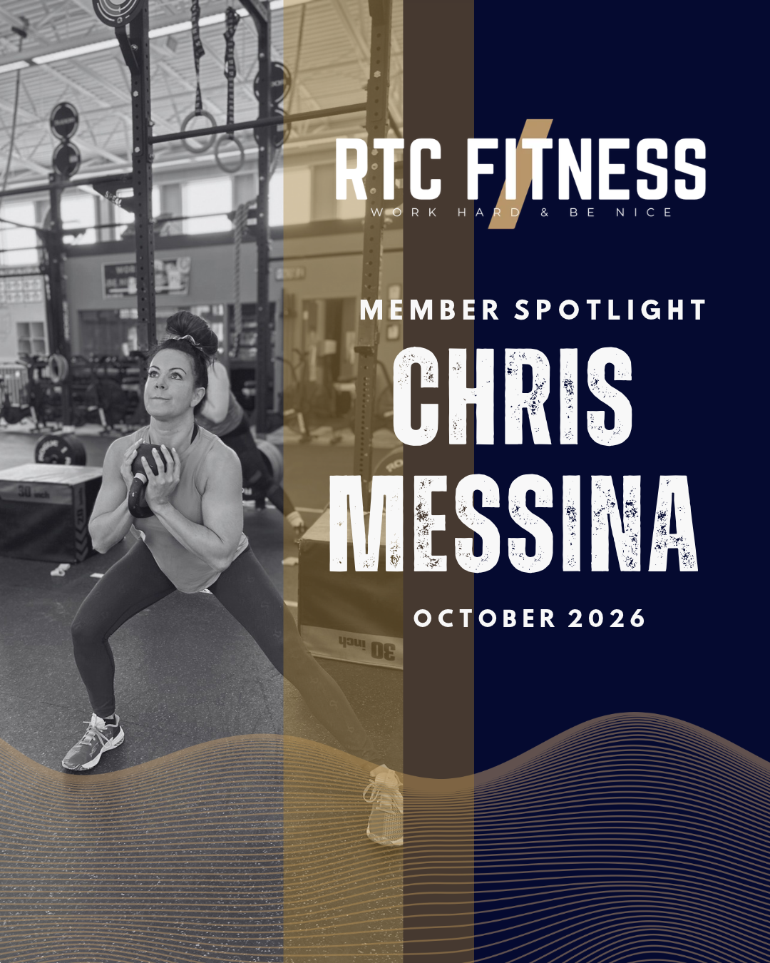 Chris Messina RTC Fitness October Member of the Month group fitness North Canton Ohio